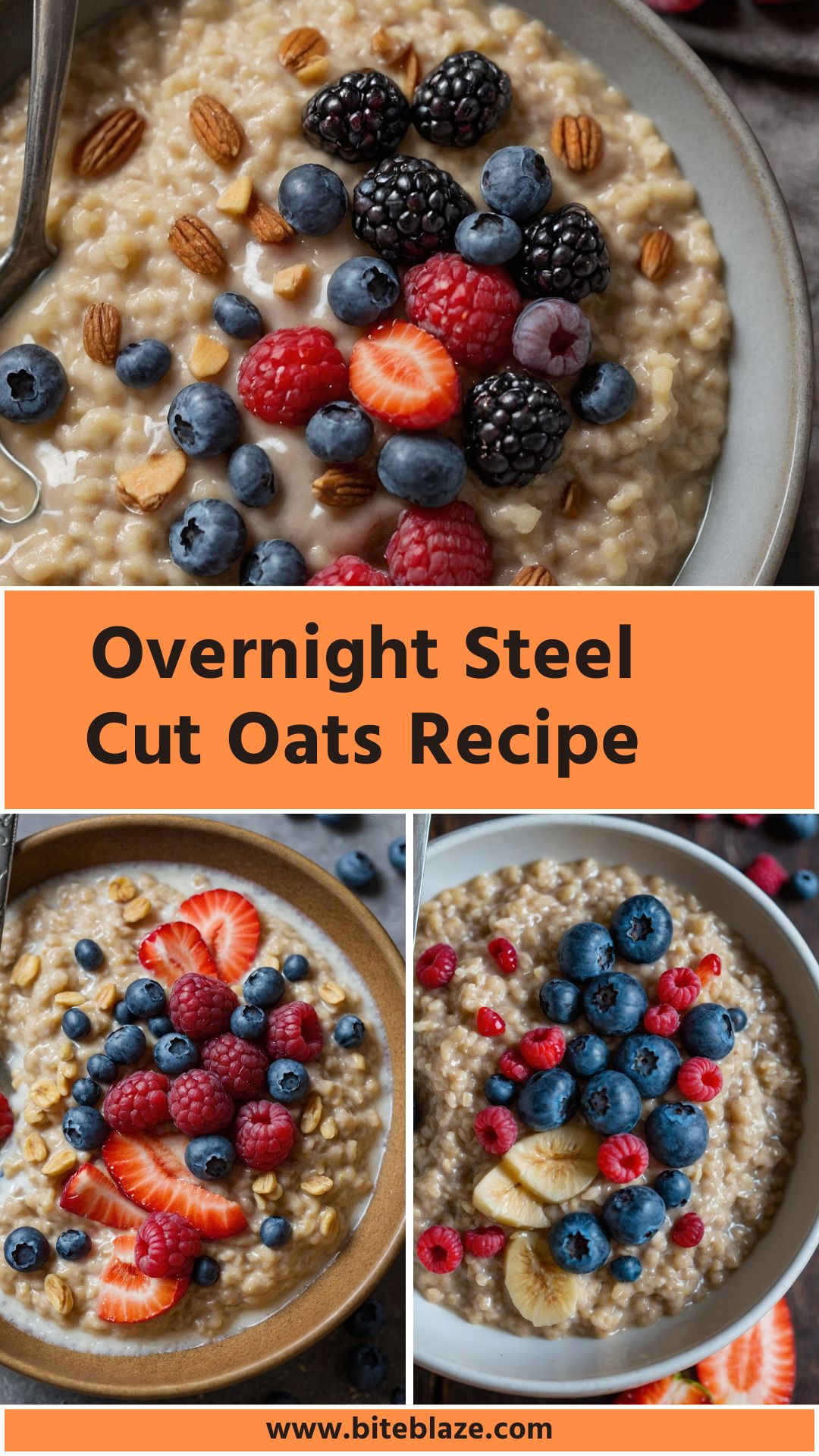 Overnight Steel Cut Oats Recipe –  Bite Blaze