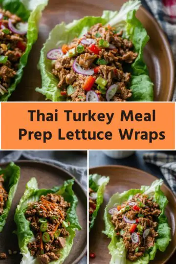 Thai Turkey Meal Prep Lettuce Wraps
