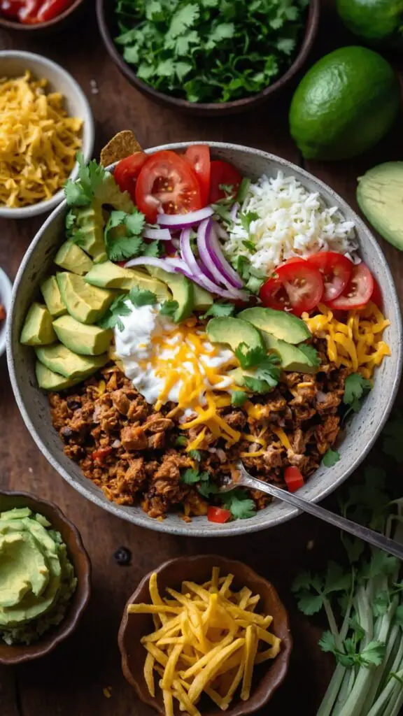 How to make Turkey Taco Lunch Bowls Recipe How to make Turkey Taco Lunch Bowls Recipe
