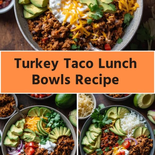 Turkey Taco Lunch Bowls Recipe