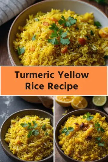 Turmeric Yellow Rice Recipe