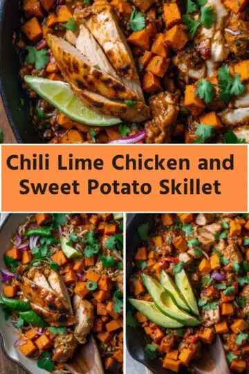 Chili Lime Chicken and Sweet Potato Skillet