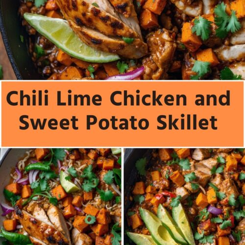 Chili Lime Chicken and Sweet Potato Skillet
