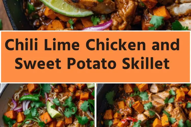 Chili Lime Chicken and Sweet Potato Skillet