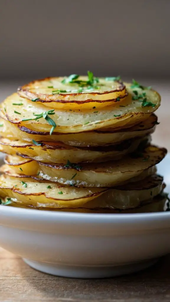 Herb Garlic Potato Stacks Copycat Recipe Herb Garlic Potato Stacks Copycat Recipe