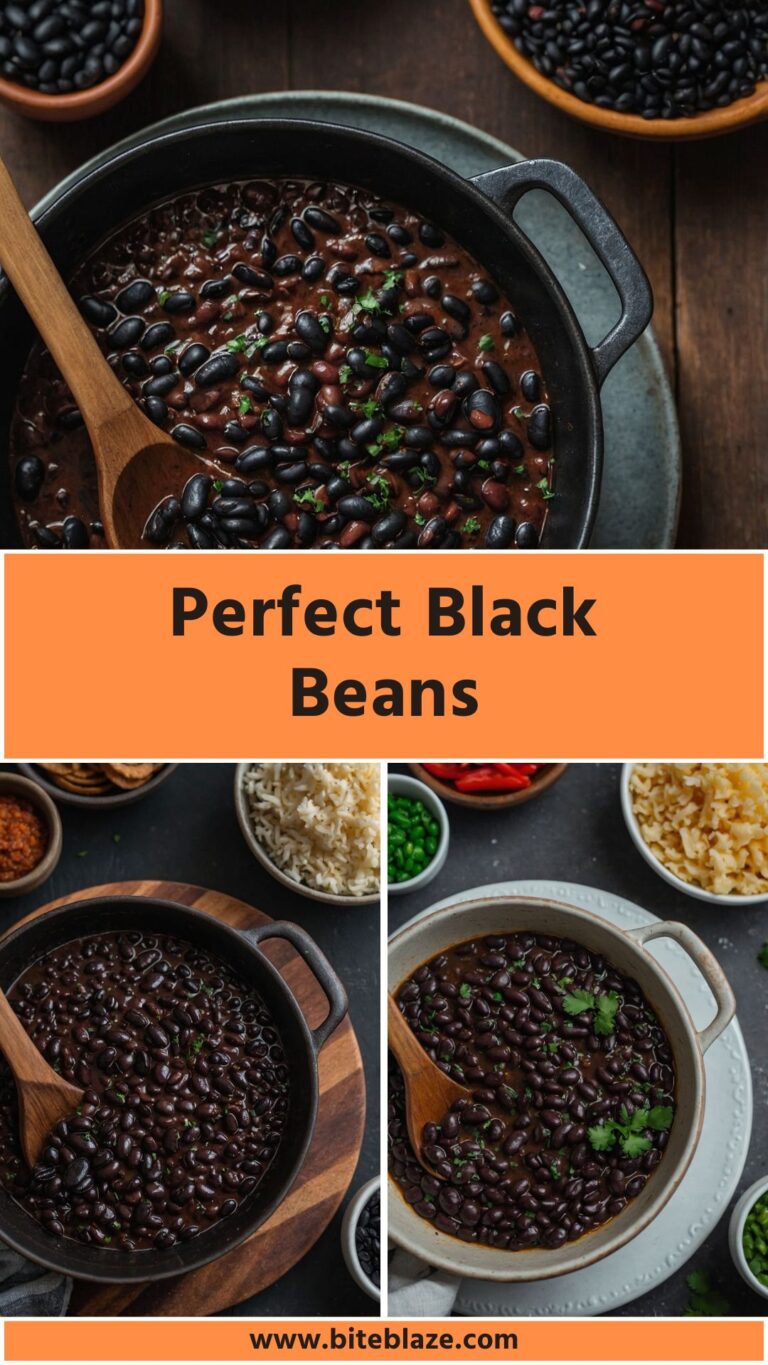 Perfect Black Beans