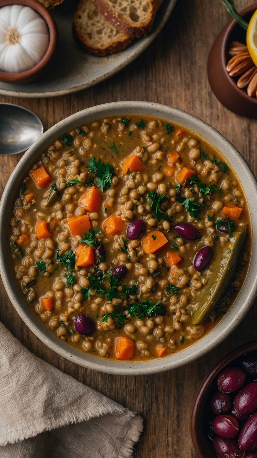 how to make greek lentil soup Recipe