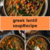 greek lentil soup Recipe