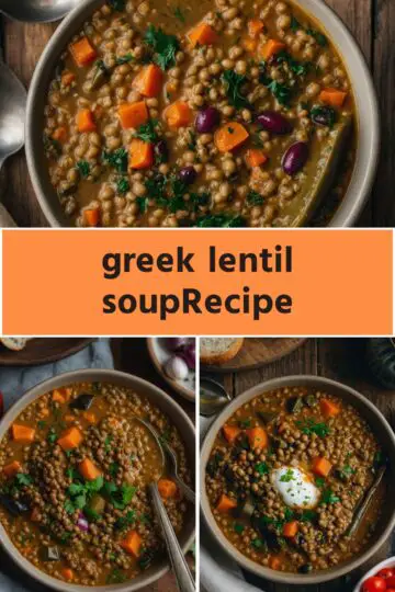 greek lentil soup Recipe
