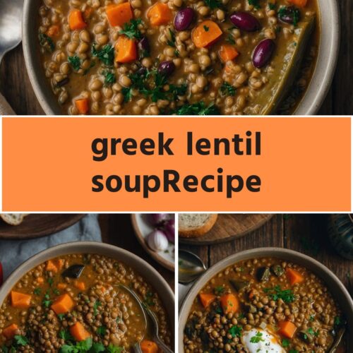 greek lentil soup Recipe