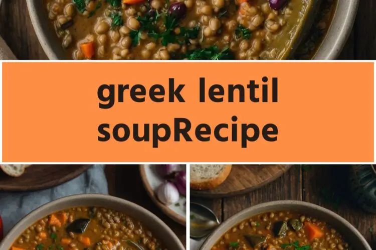 greek lentil soup Recipe