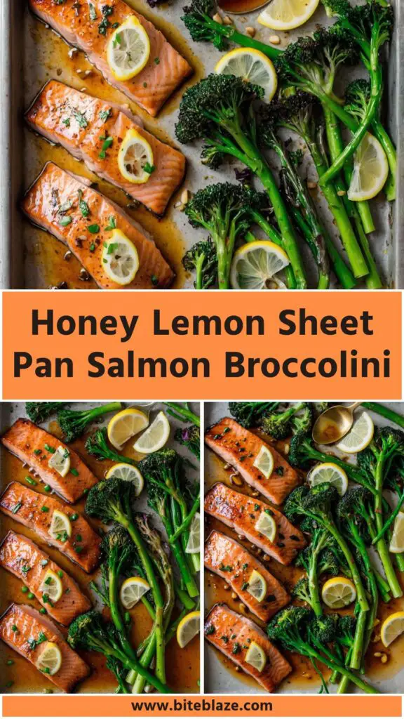 honey lemon sheet pan salmon broccolini honey lemon sheet pan salmon broccolini