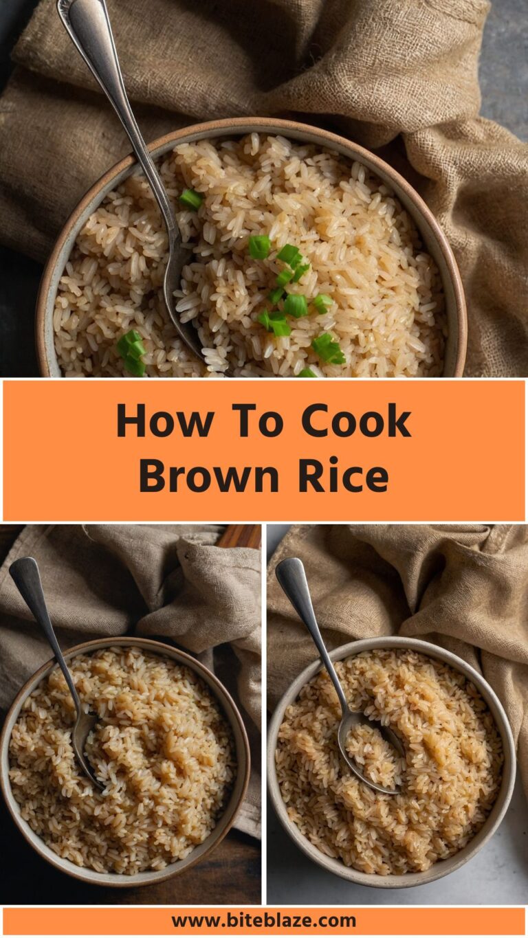 how to cook brown rice