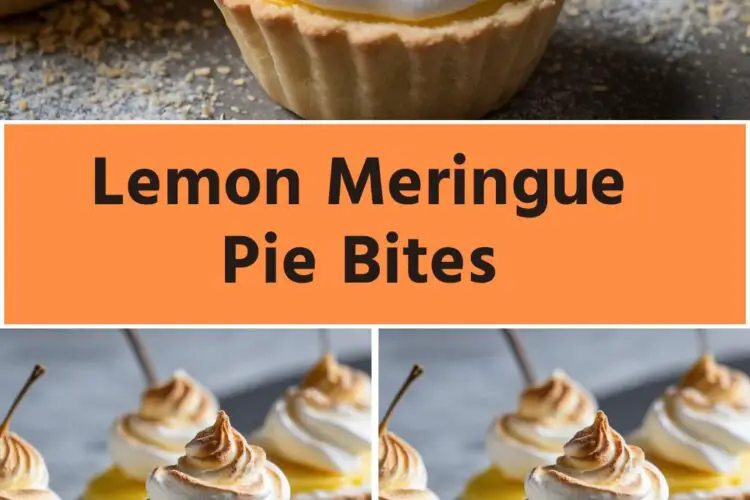 lemon meringue pie bites