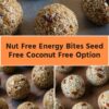nut free energy bites seed free coconut free option