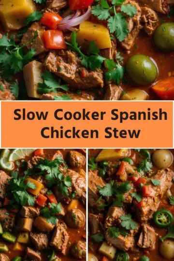 slow cooker spanish chicken stew
