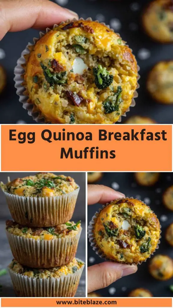 Egg Quinoa Breakfast Muffins