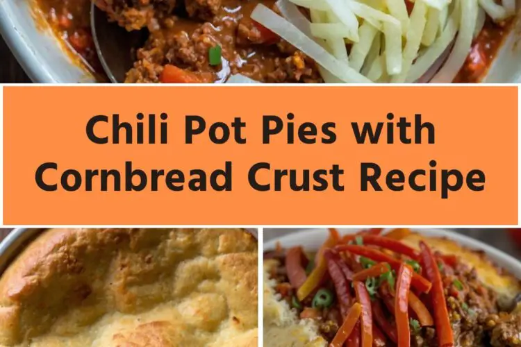 chili pot pies with cornbread crust