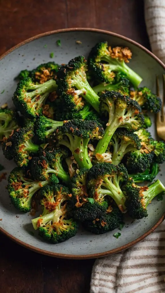 crispy air fryer broccoli copycat recipe