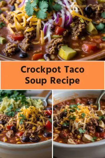 crockpot taco soup recipe