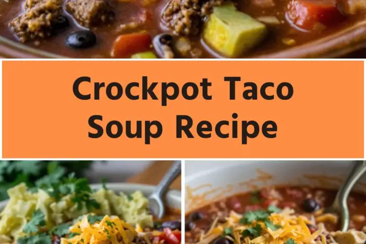 crockpot taco soup recipe