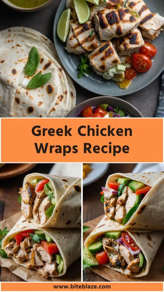 greek chicken wraps Recipe greek chicken wraps Recipe
