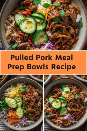 pulled pork meal prep bowls Recipe