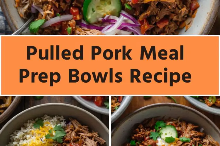 pulled pork meal prep bowls Recipe