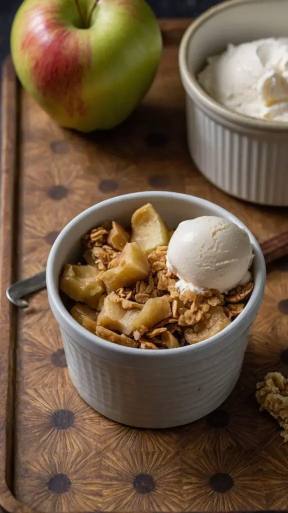 single serving freezer apple crisps  copycat recipe