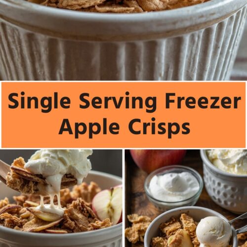 single serving freezer apple crisps