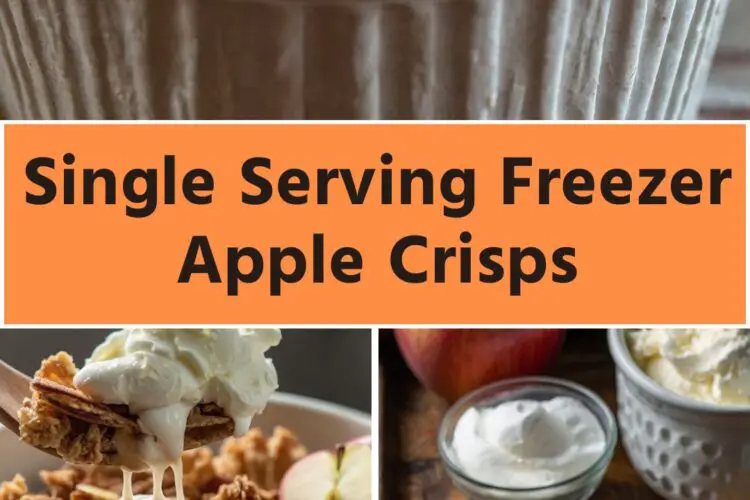 single serving freezer apple crisps