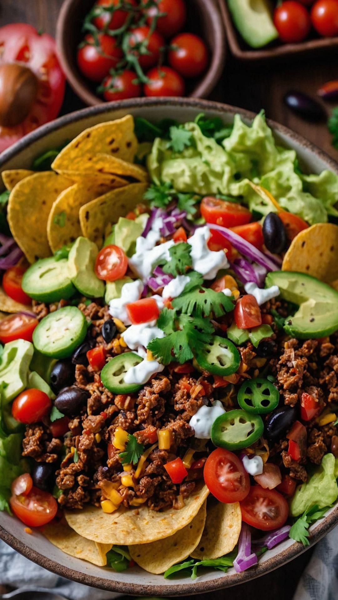 how to make taco salad recipe