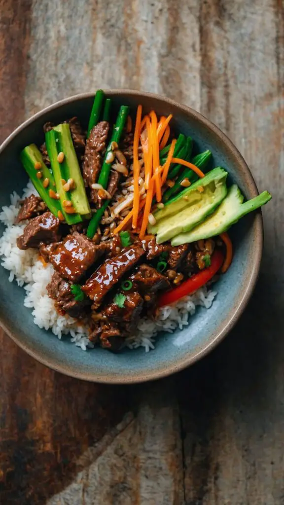 How to make Honey Garlic Beef Rice Bowls How to make Honey Garlic Beef Rice Bowls