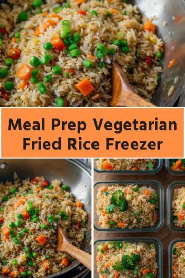 Meal Prep Vegetarian Fried Rice Freezer