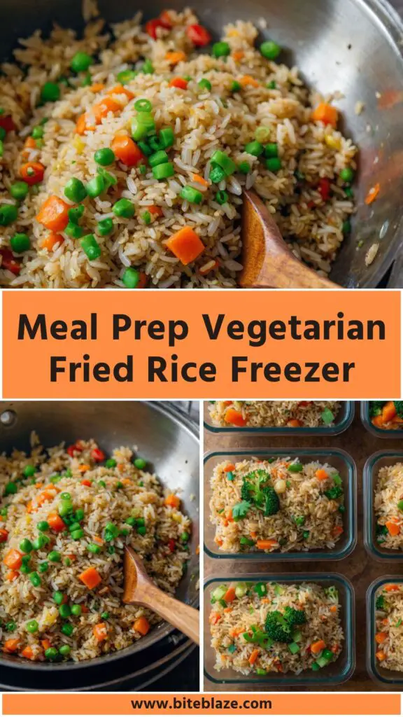 Meal Prep Vegetarian Fried Rice Freezer