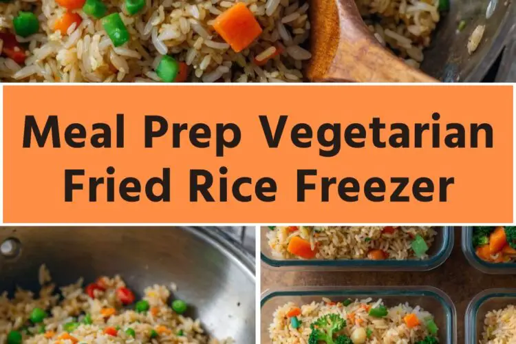 Meal Prep Vegetarian Fried Rice Freezer