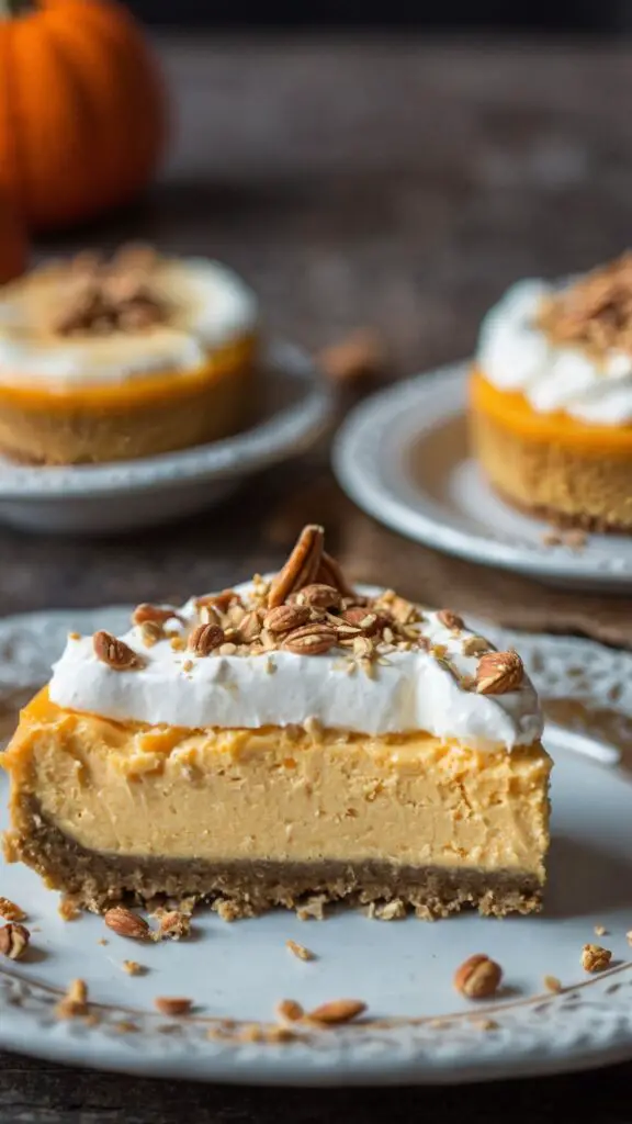Mini Pumpkin Greek Yogurt Cheesecake Copycat Recipe