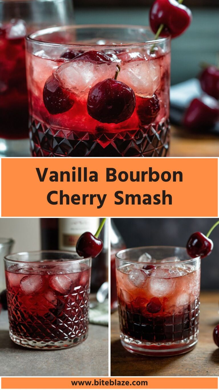 Vanilla Bourbon Cherry Smash