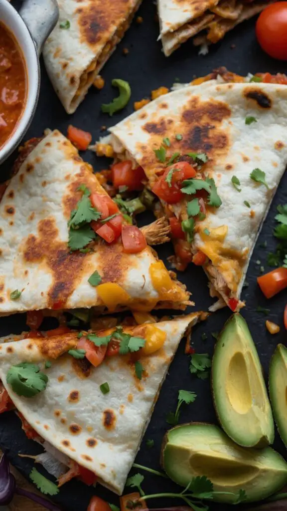 how to make chicken quesadilla