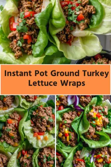 instant pot ground turkey lettuce wraps