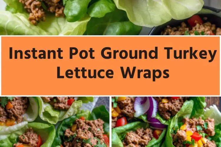 instant pot ground turkey lettuce wraps