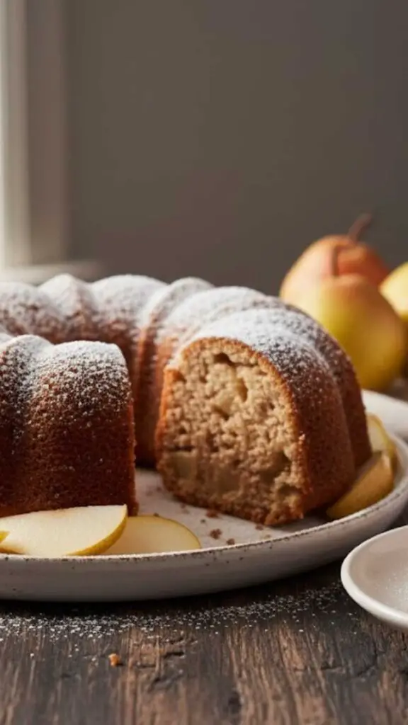 3 Ingredient pear cake Recipe