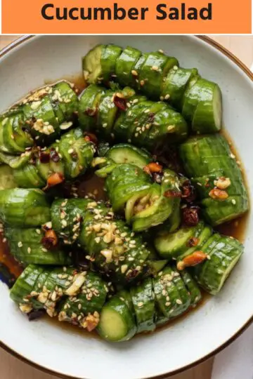 Accordion Cucumber Salad