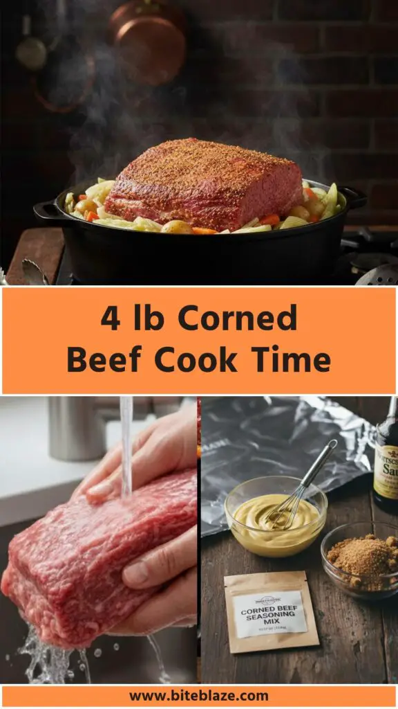 4 lb Corned Beef Cook Time 