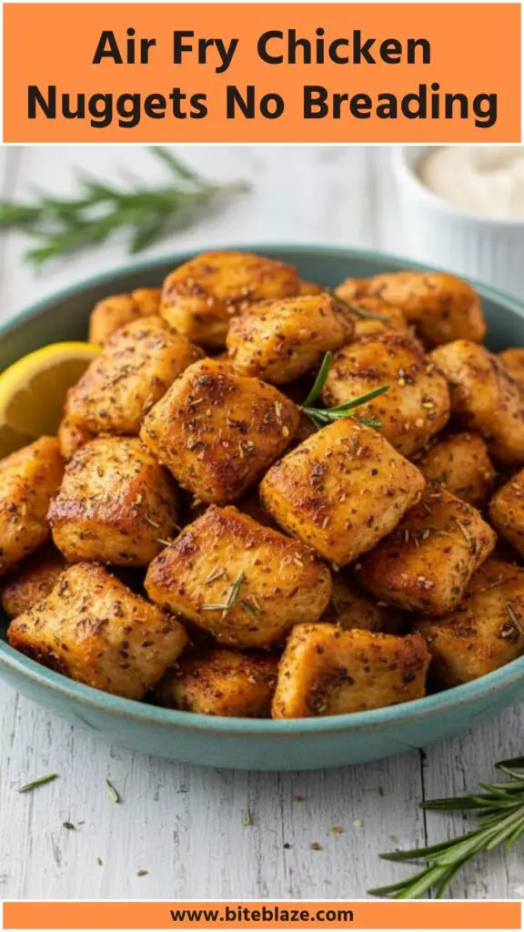 Air Fry Chicken Nuggets No Breading Air Fry Chicken Nuggets No Breading