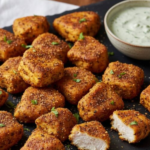Air Fry Chicken Nuggets No Breading