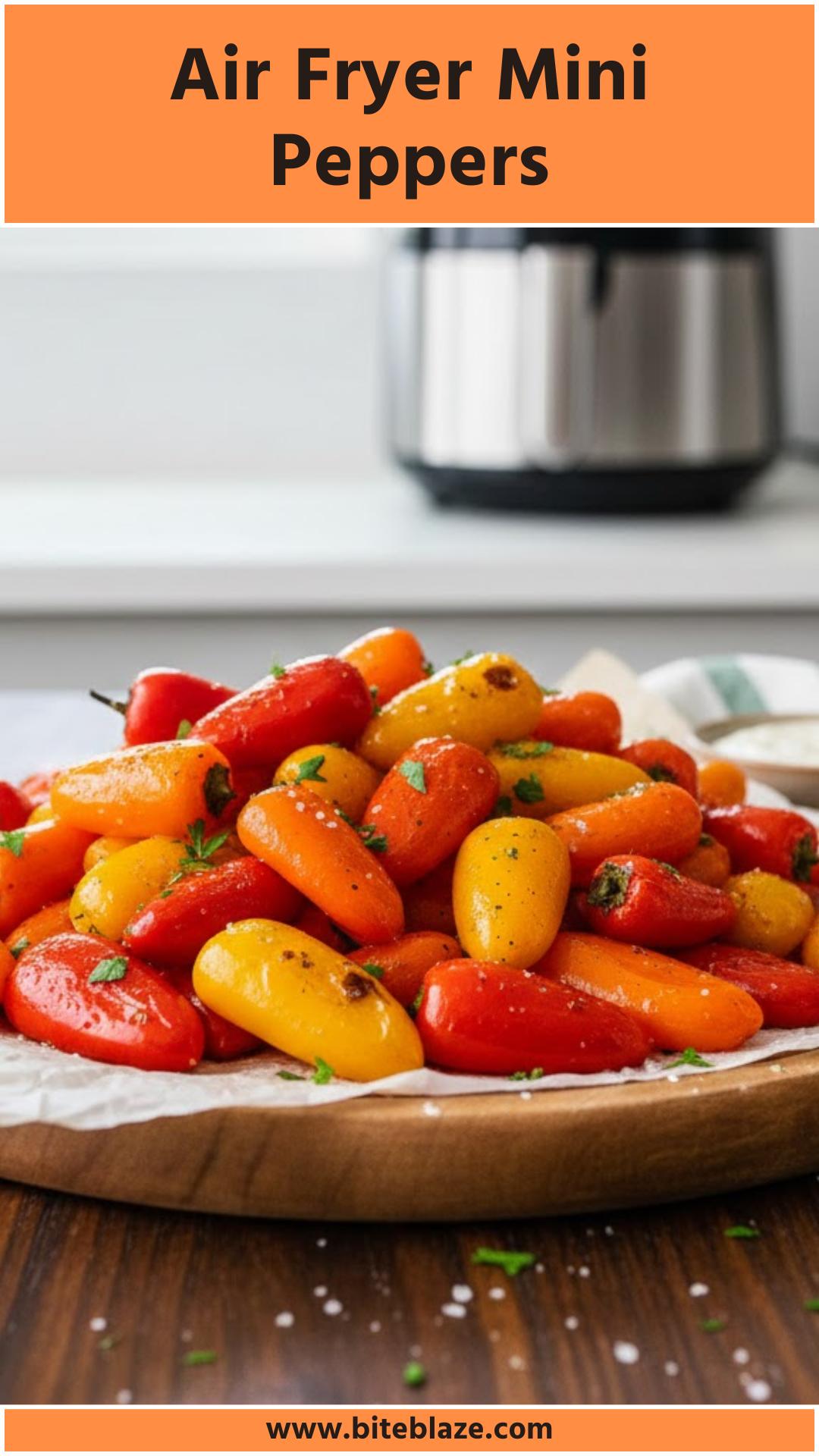 Air Fryer Mini Peppers