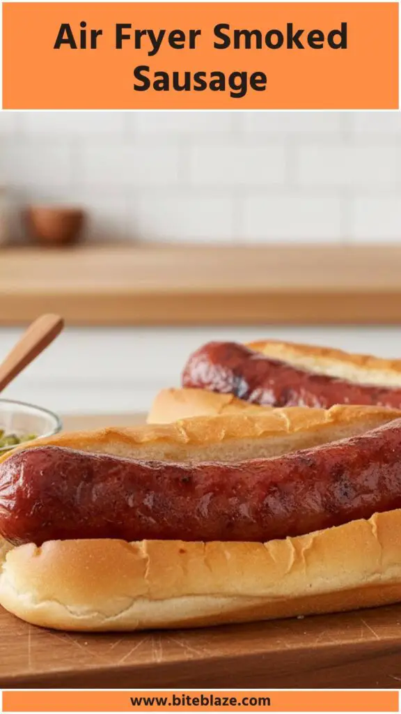 Air Fryer Smoked Sausage