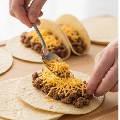 Step 3: Assemble the Tacos Step 3: Assemble the Tacos