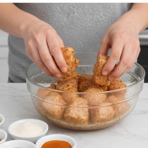 Step 3: Air Fry the Nuggets